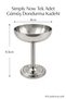 403 Stainless Steel Ice Cream Bowl & Dessert Bowl - Shiny Silver Presentation Bowl 8X11.5 Cm, Set of Six - 3