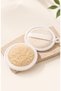 2-Piece Set Natural Skin Care Set Horsehair Cellulite Brush and Double-Sided Gourd Fiber Makeup Facial Cleansing Pad - 4