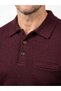 Men's Polo Collar Tricot Sweater with Elastic Waist, Steel Knitting, Classic Fit - 3