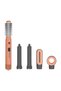Tulip 5-in-1 Multi-Function Hair Styler, 700W, Hair Dryer, Curler & Straightener with Ionic Technology, 3 Heat Levels, UK Plug- Peach