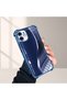 iPhone 12 Compatible Transparent Back Panel Four-Corner Reinforced Impact Protection Glossy Edge Silicone Case - 4