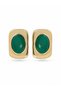 Green Color Square Model Vintage Women's Earrings
