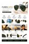 Apex Polarized Aviator Sunglasses for Men & Women, Gold Metal Frame with Green TAC Polarized UV400 Lenses | Model 6375-C3 - 5