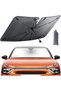 Car Windshield Sunshade Umbrella - 52"x31" Foldable Car Windshield Sun Shade Cover, 5 Layer