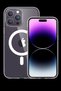 حافظة ACONCEPT لهاتف iPhone 14 Pro، غطاء Tron شفاف من Magsafe (224140) - Mi - 5