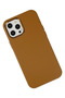 Concepta iPhone 12 Pro Max Case Asian Leather Silicone (191246) - Brown - 3