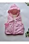 Baby Girl Hooded Vest and Rabbit Set - 2