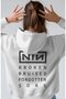 Nin Rock Metal Music Band Back Printed Unisex Oversize Premium Hoodie - 3