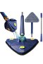 360° Rotatable Adjustable Cleaning Mop Telescopic Scrubber Brush for Hardwood Windows Floor