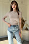 Diving Fabric Crew Neck Bodysuit - 4