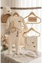 Unisex Ribbed 7-Piece Baby Hospital Discharge Set - Organic Cotton Newborn Bodysuit and Baby Set - 2
