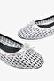 Noysa Women's Knitted Ballerinas - Silver - 4