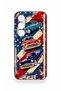 Tecno Spark 40 Pro Compatible American Chevrolet Patterned Silicone Case - 3