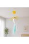 2 Meters Elastic String Self-Adhesive Cat Fishing Rod Toy with Feathers and Rattles - 6
