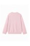 Women's Crew Neck Pink Oversize Knitwear Sweater Tuma1972 - 5
