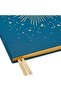 19X25 Hardcover Embroidered Cover - Celestial Verdigris - 4