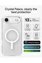 Crystal Palace Case for iPhone Air - Clear, Drop Protection (13ft/4m), ClearGuard Anti‑Yellowing & Scratch‑Resistant, MagSafe & Wireless Charging Compatible - 2