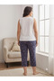 Plus size capri pajama bottoms - 3