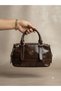 Bitter Brown Women's Hand and Shoulder Bag Crossbody Daily Stylish Zippered Women's Bag - 3