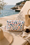 Makeup Bag Quilted Organizer - Travel Cosmetic Organizer Zippered Multi-Purpose Women's Bag 20X10X7 cm