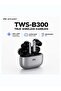 سماعات لاسلكية حقيقية Tws-B300 مع خاصية إلغاء الضوضاء النشط والمحسن باللون الرمادي - 2