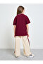 Girls Oversized T-Shirt and Wide Leg Joggers Set - 5