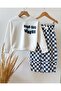 Boy's Slogan Printed 3-Yarn Fabric Undergarment Set - 3