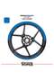 Bajaj Rs200 Wheel Rim Strip – Half Rim Cover & Rs200 Lettering Sticker Set
