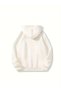 Women's White Good Times Printed 3 Thread Hooded Hoodie Sweatshirt - 3
