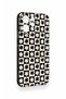 Oppo Reno 15F Compatible Floral Motif Checkered Pattern Silicone Case - 4