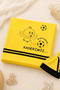 Baby Newborn Hospital Release 10 Piece Yellow Black Football Themed Blanket, Hat and Bodysuit Set - 3