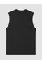 Vizyon New Season Black Crew Neck Men's Sleeveless T-Shirt - 6
