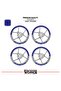 Yamaha Xmax Wheel Rim Strip – Half Rim Cover & Xmax Lettering Sticker Set - 2