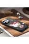 Samsung Galaxy A05S Compatible Case Camera Protector Black Silicone Couple Phone Case Kitty Pattern - 4