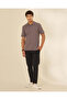 Men Charcoal Basic Polo Shirt - 2