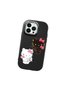 iPhone 14 Pro Compatible Case with Camera Protector Black Silicone Couple Phone Case with Kitty Pattern - 3