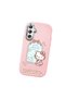 Samsung Galaxy M34 Compatible Case Camera Protector Pink Silicone Couple Phone Case with Kitty Pattern - 3