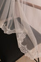 1-2 Sparse Pleated White Skirt Embroidered, Off-White on the Top, Wrinkle-Free, No Ironing Required Tulle Curtain - 2