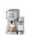 20 Bar Espresso Coffee Machine with Automatic Milk Frother, 3 Temperature Settings, Stainless Steel - 2