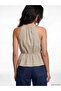 Alita City Halter Neck Blouse with Drawstring Detail - 4