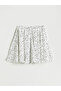 Original Elastic Waist Patterned Mini Skirt - 5