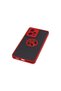 Xiaomi redmi note 12 5g case montreal ring silicone cover - red - 5