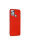Infinix Hot 10 Play Case Nano Velvet Inside Silicone - Red - 2