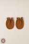 Unisex Baby Newborn Combed Cotton Fabric 100% Cotton Baby Glove Set - 4