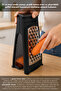 Grater with Removable Bowl - Multifunctional Stainless Steel Double-Sided Kitchen Grater - 2