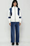 Soft Touch Color Blocked Modal Textured Zippered Tracksuit Set - 2