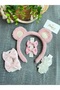 Baby Girl Plush Crown Buckle Set