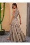 Women's Sleeveless Halter Neck Elastic Waist Leopard Print Micro Dress - 2