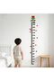 3D DIY Acrylic Height Growth Chart Wall Sticker for Kids Room, Door Decor with Heart Design, 0-160cm Measurement Scale - 3