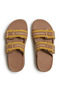 Women's Gen-FF Max Buckle Stripe-Webbing Two-Bar Slides - 2